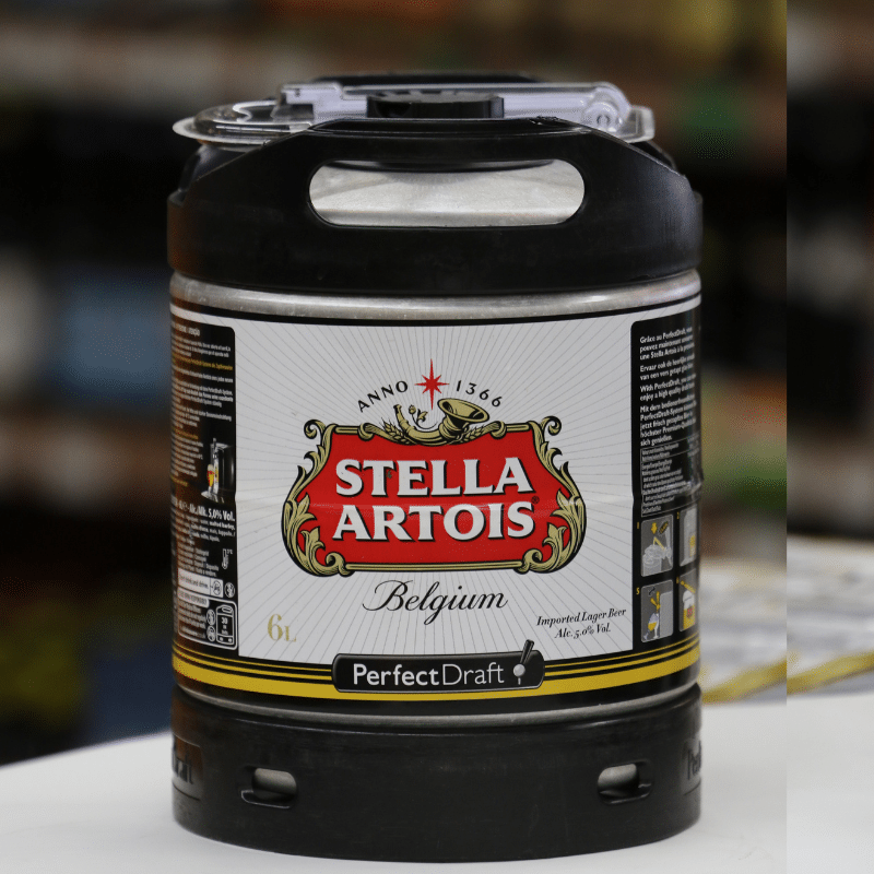 Fût de Bière Stella Artois 6L - SCAEL Ligné (44)
